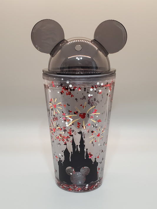 16 oz. Mickey Mouse Snow Globe Tumbler