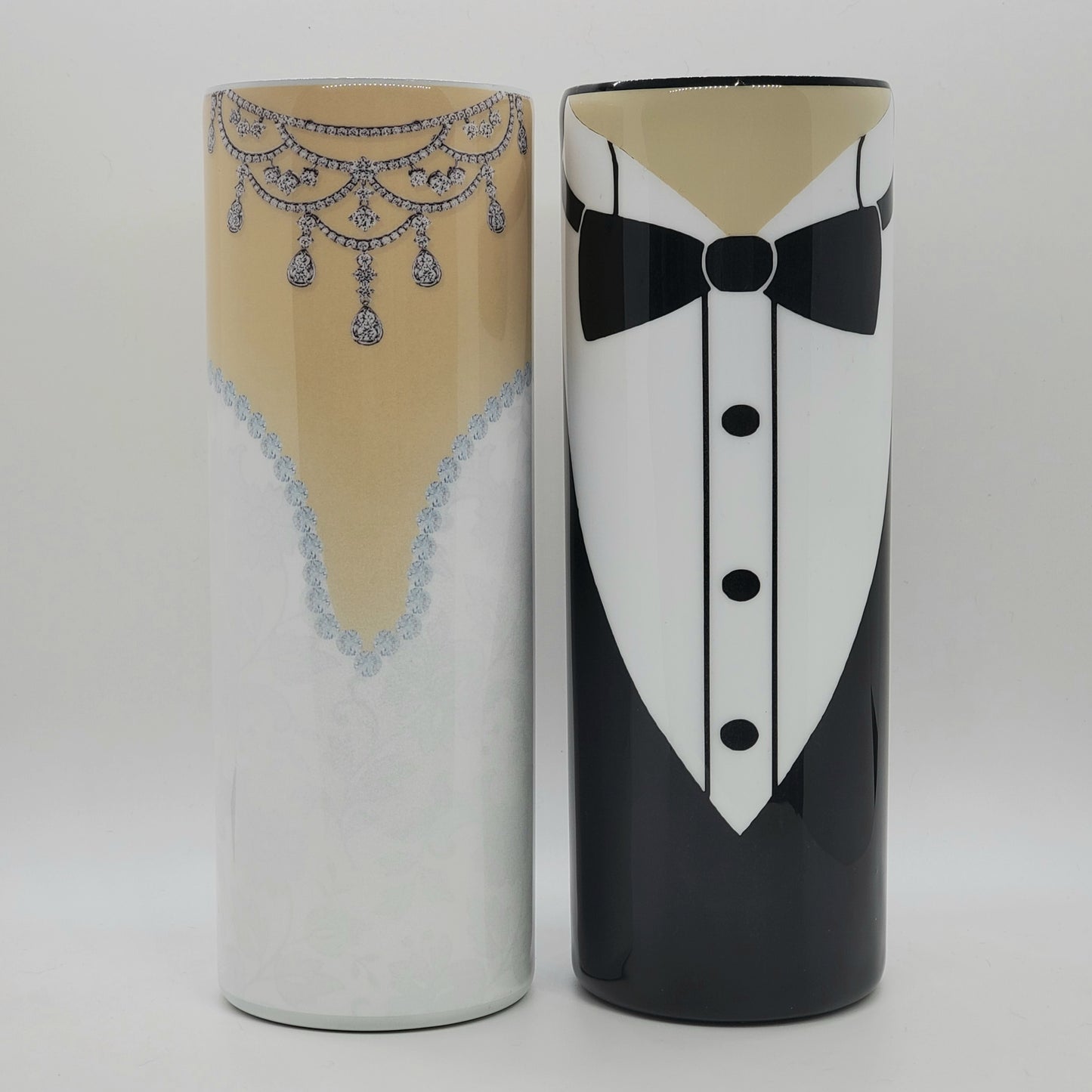 20 oz. Bride & Groom Tumbler Set