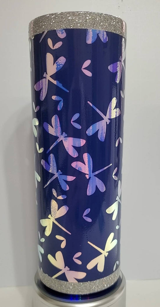 20 oz. Holographic Dragonfly Tumbler