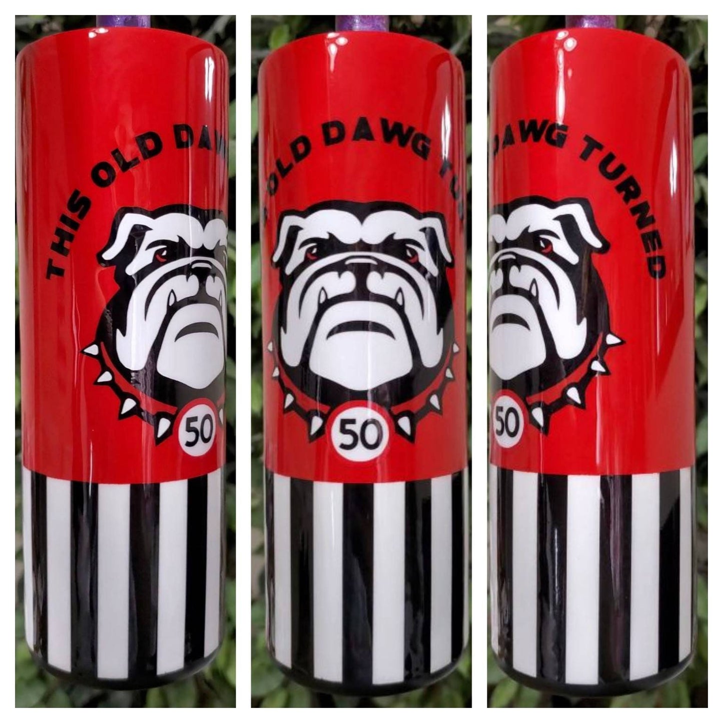 20 oz. Custom GA Bulldog Epoxy Tumbler