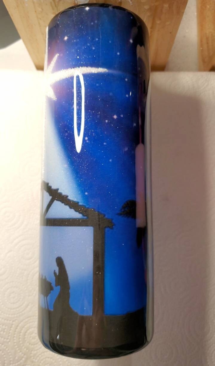 20 oz. Manger Scene Epoxy Tumbler